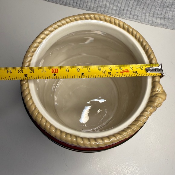 VTG Sonoma Happy Trails Western Barrel Kitchen Utensil Holder Horse Star Design - Picture 9 of 9